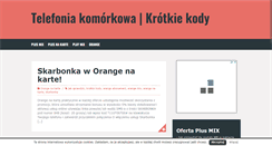 Desktop Screenshot of krotkie-kody.com