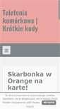 Mobile Screenshot of krotkie-kody.com